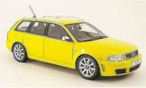 Audi RS4 avant 1/18 Ottomobile amarillo coche miniatura