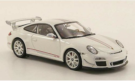 Porsche 911 GT3 RS 1/43 Minichamps 2011 4.0 blanco coche miniatura