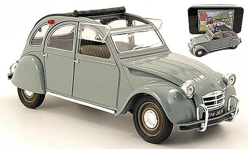 Citroen 2CV Berline 1/18 Solido gris 1966 coche miniatura