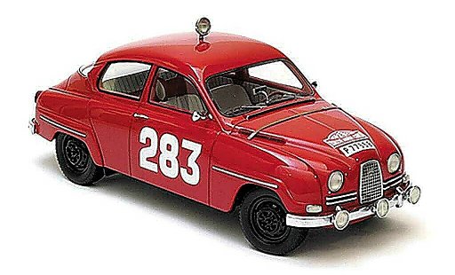 Saab 96 Monte Carlo 1/18 Neo No283 Carlsson/Palm Rally 13 coche miniatura