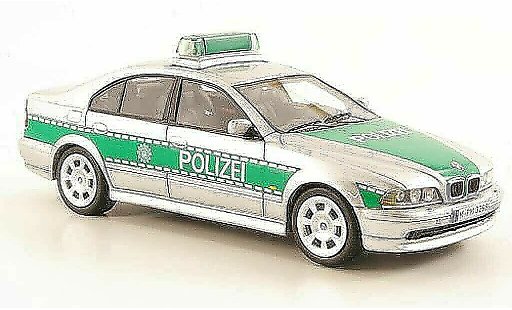 Bmw 530 police 1/43 Neo i (E39) Polic&iacute;a gris /verde 2002 coche miniatura