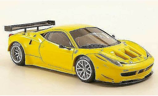 Ferrari 458 Italia GT2 1/43 Look Smart amarillo Plain Body Version coche miniatura