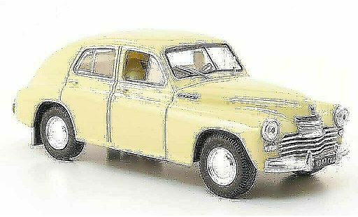 Gaz 20 Pobeda 1/43 Nash Avtoprom beige coche miniatura