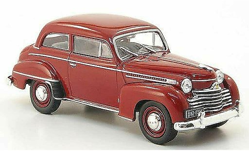 Opel Olympia Base 1/43 WhiteBox Limusina rojo 1951 coche miniatura