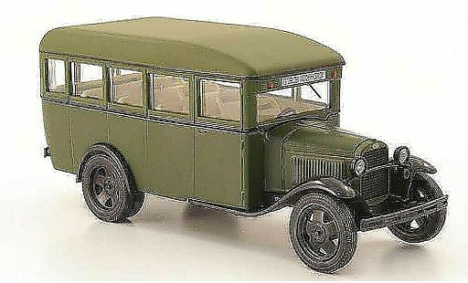 Gaz 03-30 Base 1/43 Nash Avtoprom oliv coche miniatura