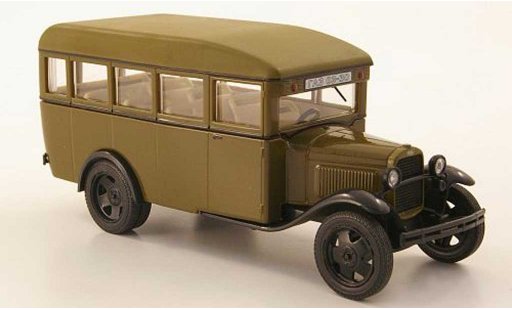 Gaz 03-30 Base 1/43 Nash Avtoprom olivmarron coche miniatura