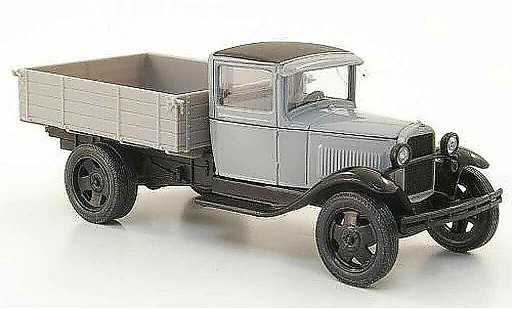Gaz AA Pritsche 1/43 Nash Avtoprom plataforma gris coche miniatura