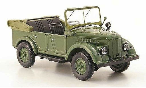Gaz 69A Ouvert 1/43 Nash Avtoprom olivverde abierto coche miniatura
