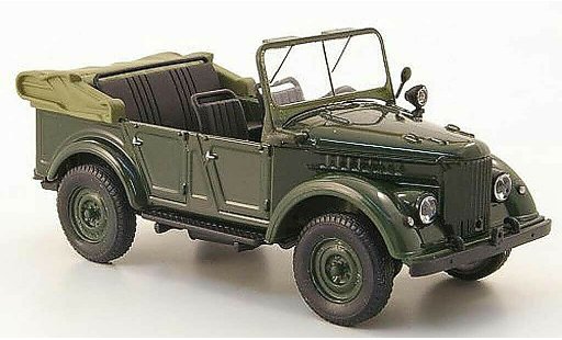 Gaz 69A Ouvert 1/43 Nash Avtoprom verde abierto coche miniatura