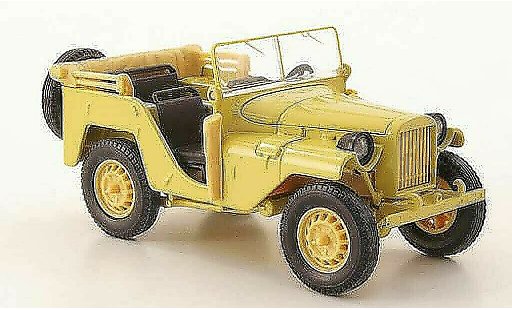 Gaz 64 Base 1/43 Nash Avtoprom amarillo coche miniatura