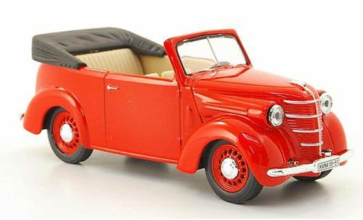Kim 10-51 Cabriolet 1/43 Nash Avtoprom Descapotable rojo coche miniatura