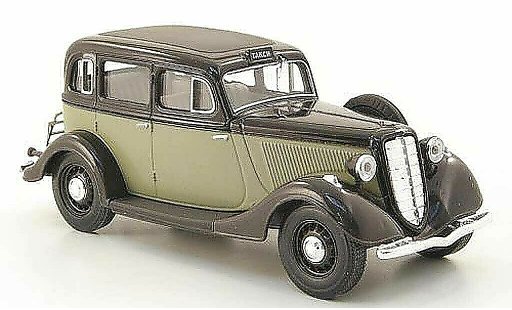 Gaz M1 Taxi 1/43 Nash Avtoprom negro/gris coche miniatura