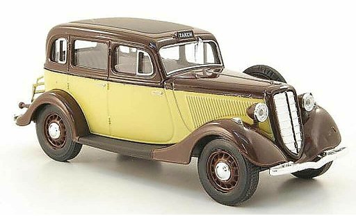 Gaz M1 Taxi 1/43 Nash Avtoprom marron/beige coche miniatura