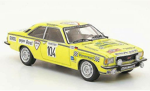 Opel Commodore B 1/43 Schuco GS/E No.104 Lyding/Klemenz Rally Monte Carlo 1976 coche miniatura
