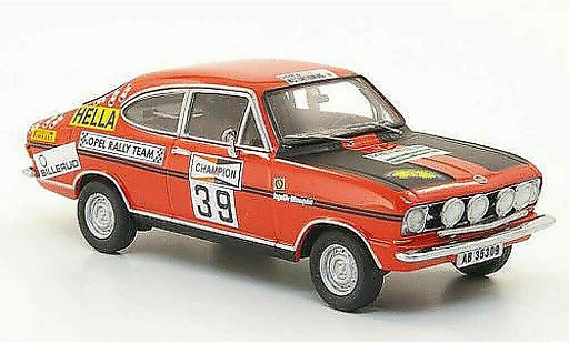 Opel Kadett B B 1/43 Schuco Rally No.39 Blomquist/Blomquist Rally Suecia 1971 coche miniatura
