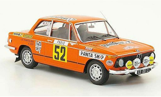 Bmw 2002 tii 1/43 Trofeu No.52 Pantashop Dorche/Vieu Rally Monte Carlo 1977 coche miniatura