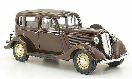 Gaz M1 Taxi 1/43 Nash Avtoprom marron coche miniatura