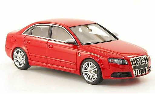 Audi S4 berline 1/43 Look Smart rojo coche miniatura