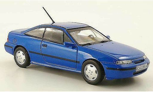 Opel Calibra V6 1/43 Hachette azul (ohne Magazin) 1993 coche miniatura