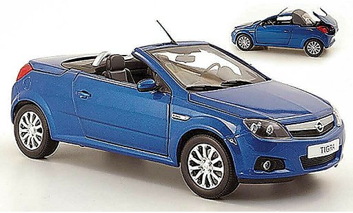 Opel Tigra Twintop Twin Top 1/18 Norev twintop azul/gris metallized coche miniatura
