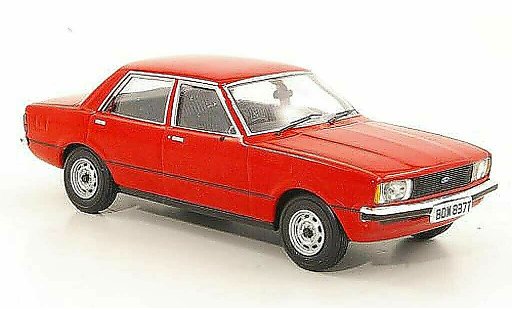 Ford Cortina 1.6L 1/43 Vanguards MkIV rojo RHD coche miniatura