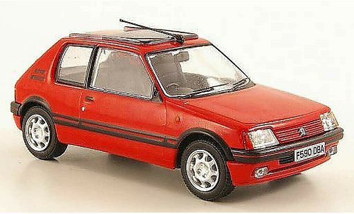 Peugeot 205 GTI 1/43 Vanguards 1.9 rojo coche miniatura