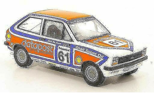 Ford Fiesta 1980 1/43 Vanguards MkI 1300 No.61 A.Curnow Datapost BSCC coche miniatura