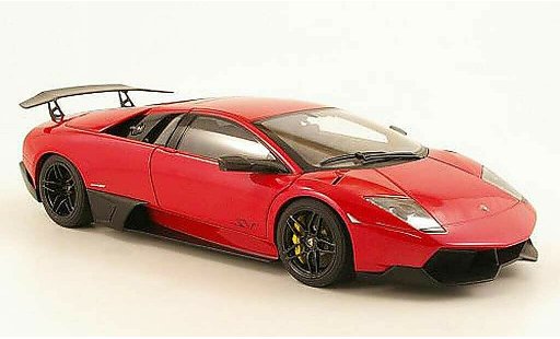 Lamborghini Murcielago LP670 1/18 Autoart SV rojo 2009 coche miniatura