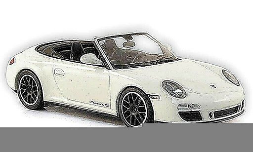 Porsche 911 GTS 1/43 Minichamps Carrera Descapotable blanco 2011 coche miniatura