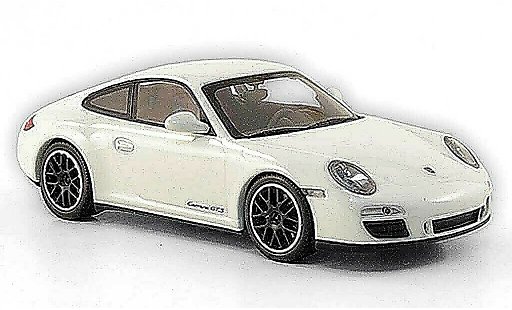 Porsche 911 GTS 1/43 Minichamps Carrera Coupe blanco 2011 coche miniatura