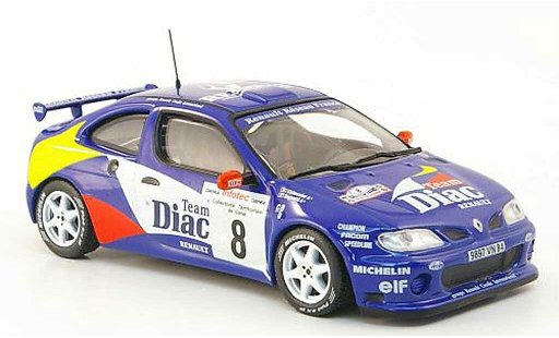 Renault Megane Maxi 1/43 Hachette No.8 Diac Tour de Corse 1996 coche miniatura