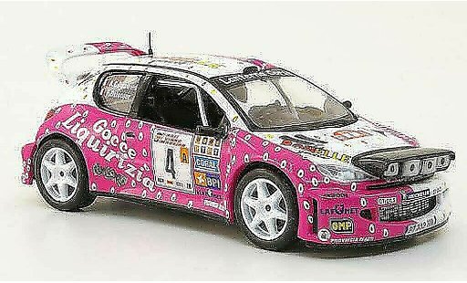 Peugeot 206 WRC 1/43 Hachette No.4 Bonelle Rally de Madeira 2003 coche miniatura