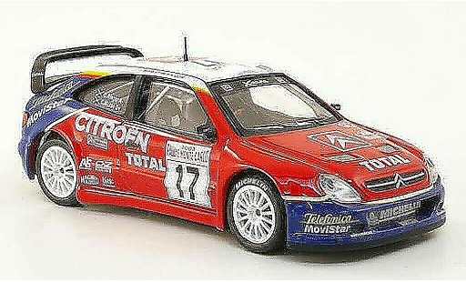 Citroen Xsara WRC 2003 1/43 Hachette No.17 Total Rally Monte Carlo coche miniatura