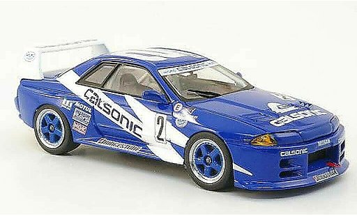 Nissan Skyline R32 1/43 Ebbro GT-R No.2 Calsonic M.Kageyama Fuji Mar 1993 coche miniatura