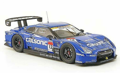 Nissan Skyline R35 1/43 Ebbro Impul GT-R No.12 Calsonic Super GT500 Runde 2 Fuji 2011 coche miniatura