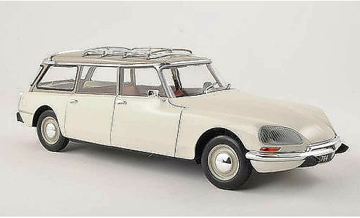 Citroen DS 21 1/18 Norev Familiar blanco/gris 1970 coche miniatura