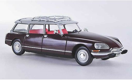 Citroen ID 19 Break 1/43 Norev Familiar rojo/gris 1968 coche miniatura