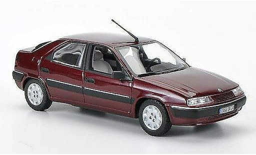 Citroen Xantia Berline 1/43 Norev rojo 1993 coche miniatura