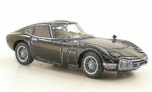 Toyota 2000 GT 1967 1/43 Ebbro negro coche miniatura