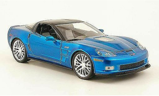 Chevrolet Corvette ZR1 1/18 Jada Toys C6 azul/carbon phares 2009 coche miniatura