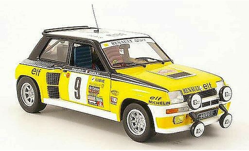 Renault 5 Turbo 1/18 Eagle no9 elf rallye monte carlo 1981 j.ragnotti / andrie coche miniatura