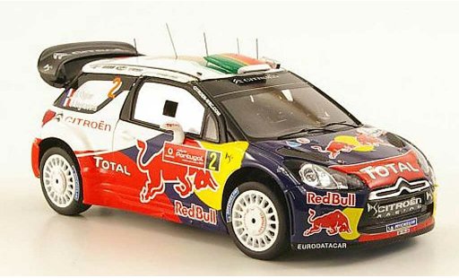 DS Automobiles DS3 WRC 2011 1/43 Spark No.2 Red Bull Rally Portugal coche miniatura