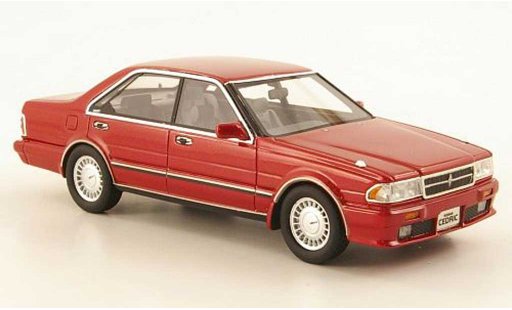 Nissan Cedric Y31 Gran Turismo SV 1/43 Hi Story () rojo RHD 1989 coche miniatura