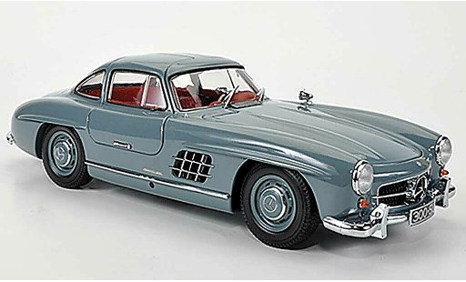 Mercedes 300 Base 1/18 Minichamps (W198 l) gris 1954 coche miniatura