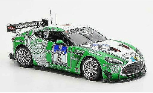 Aston Martin V12 Zagato coupe 1/43 Minichamps Zagato No.5 24h Nurburgring 2011 coche miniatura