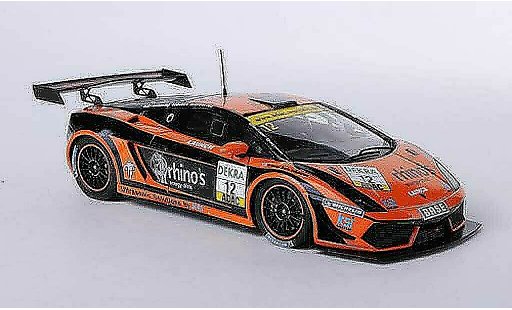 Lamborghini Gallardo LP600 1/43 Minichamps 2011 No.12 Team Rhinos Leipert MS ADAC GT Masters coche miniatura