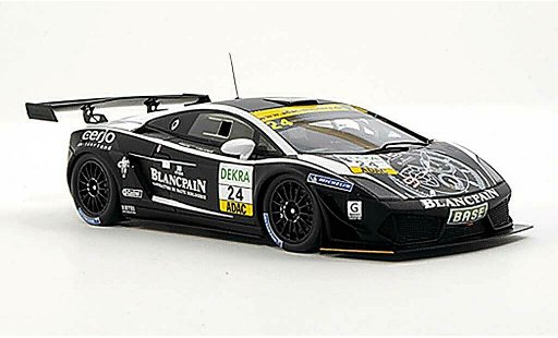 Lamborghini Gallardo LP600-4 1/43 Minichamps No.24 Reiter Engineering M.A.Hayek / P.Kox ADAC GT Masters-Saison 2011 coche miniatura