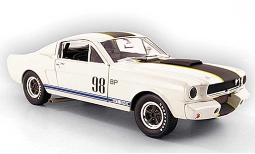 Shelby GT 350 1965 1/18 Shelby Collectibles r no.98 bp blanco/negro coche miniatura