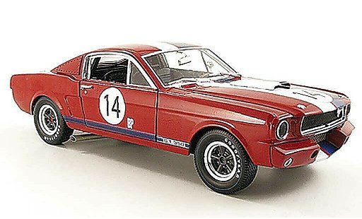 Shelby GT 350 1965 1/18 Shelby Collectibles r no.14 bp rojo/blanco/azul coche miniatura