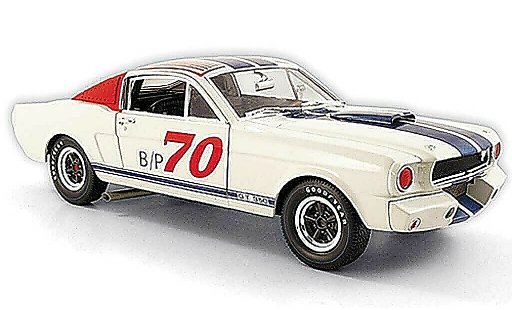 Shelby GT 350 1965 1/18 Shelby Collectibles r no.70 bp blanco/rojo/azul coche miniatura